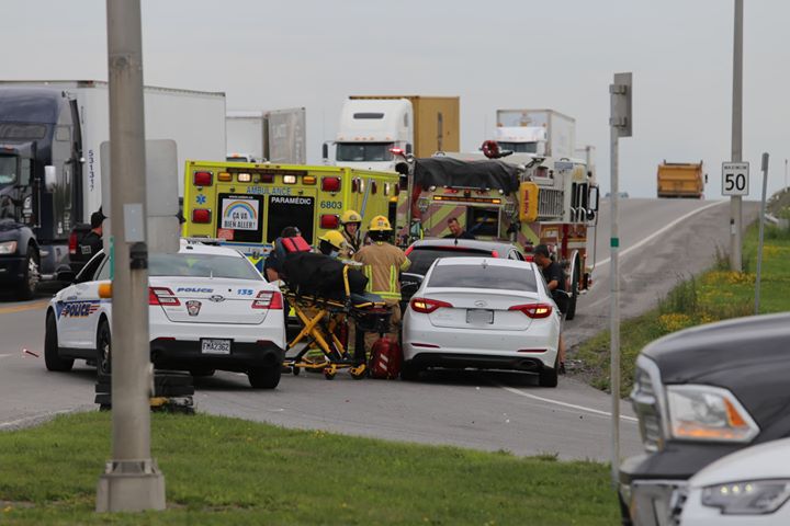 Deux accidents en une heure à Candiac et La Prairie