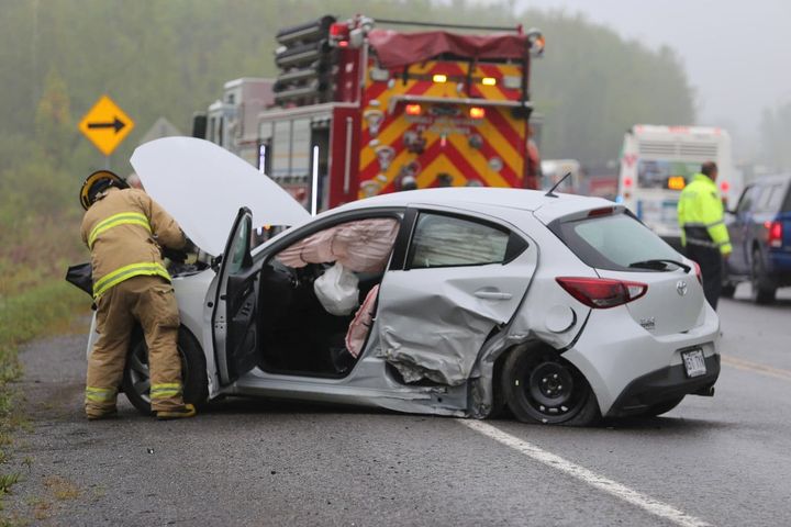 Une distraction à l’origine d’un accident à La Prairie