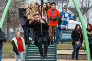 Saint-Constant inaugure sa tyrolienne