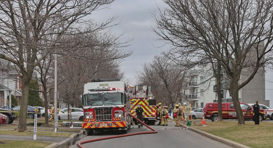 VIDÉO – Incendie dans la cuisine d’une résidence à Candiac