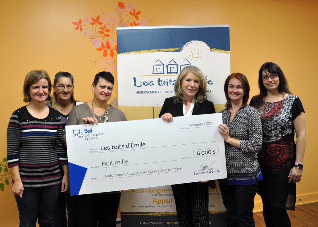 Quand Bell Cause pour la cause des Amis d’Émile