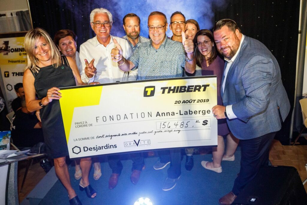 L’Omnium Thibert enrichit la Fondation Anna-Laberge de 156 000 $