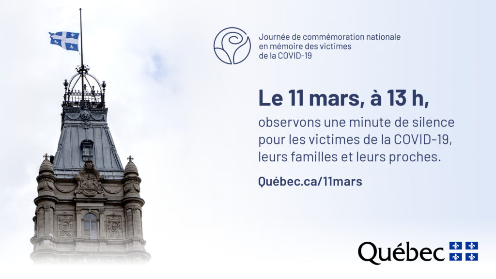 Journée de commémoration nationale en mémoire des victimes de la COVID