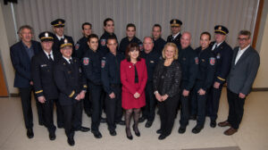 Le travail de 12 pompiers de Saint-Philippe-Saint-Mathieu reconnu