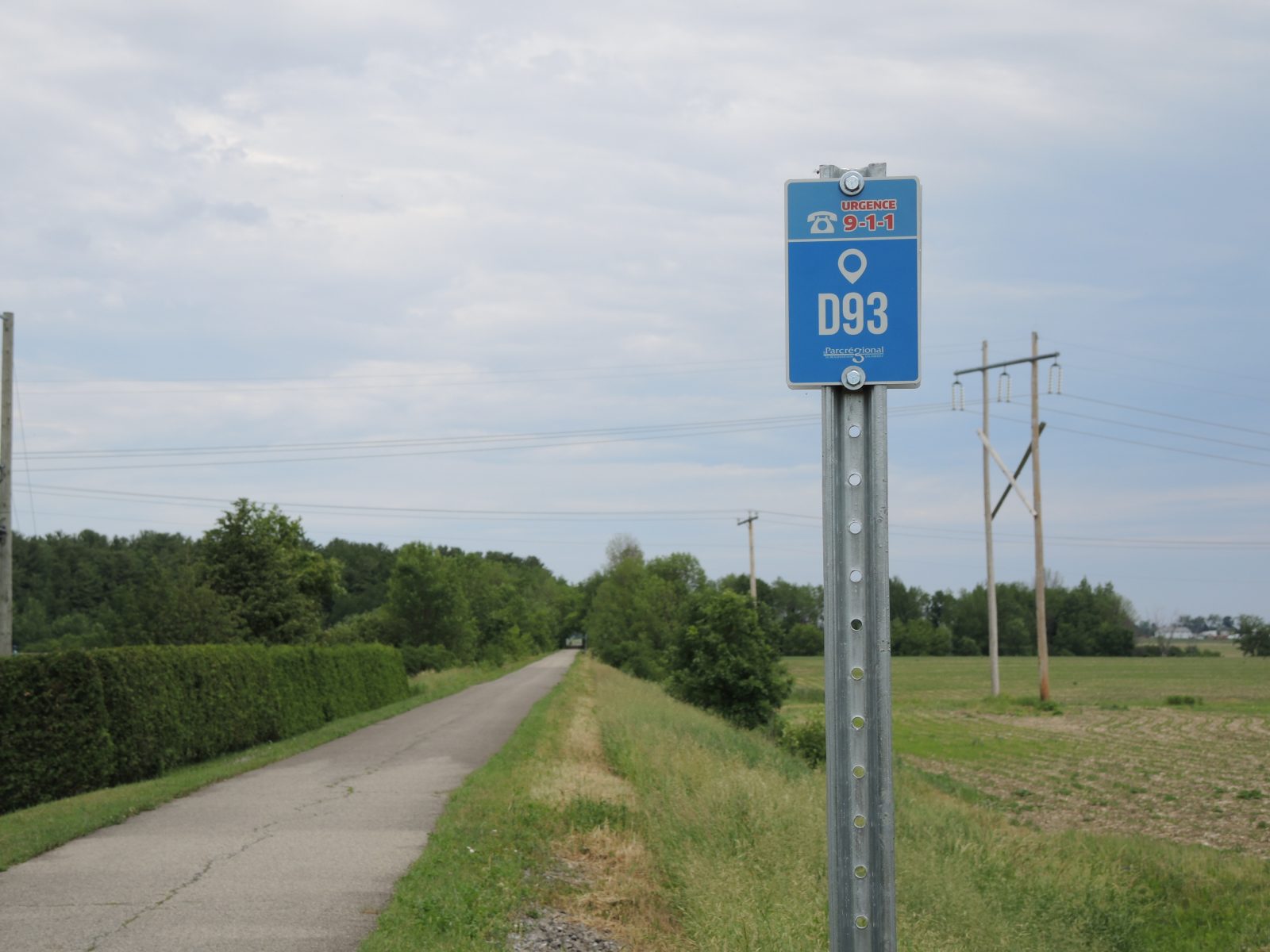 Des bornes pour guider les secours en cas d’urgence sur une piste cyclable de la région