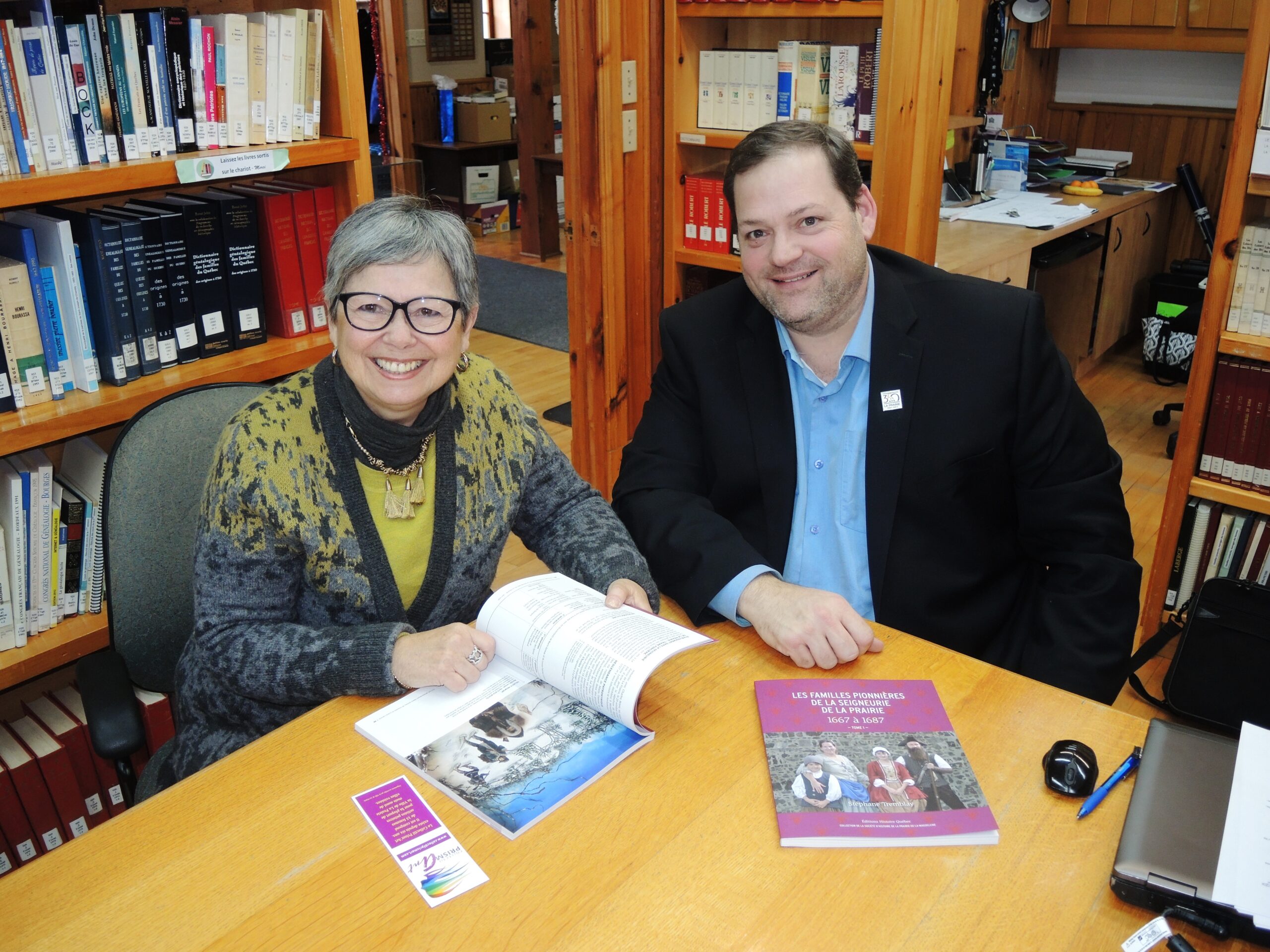 Les familles souches de La Prairie en vedette dans un livre