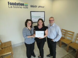 Don de 5 000 $ à la fondation La bonne note