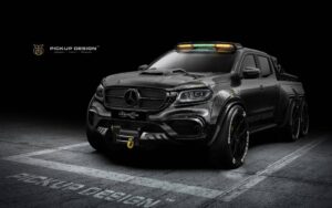 Ce pickup Mercedes à six roues est un vrai monstre