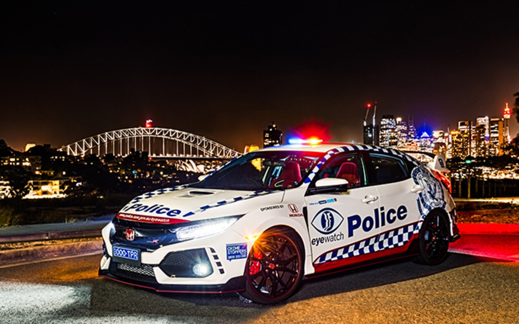Une Honda Civic Type  pour la police australienne