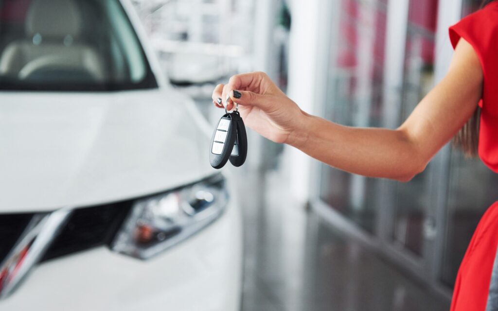 La voiture média prise pour acquis