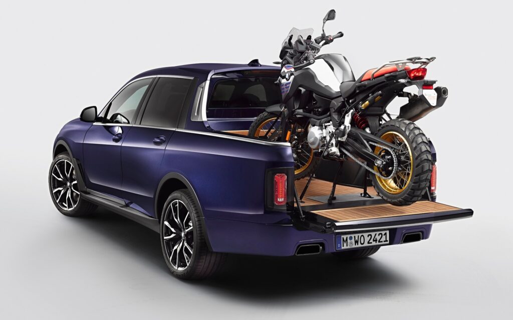 Un BMW X7 transformé en camionnette, pourquoi pas?