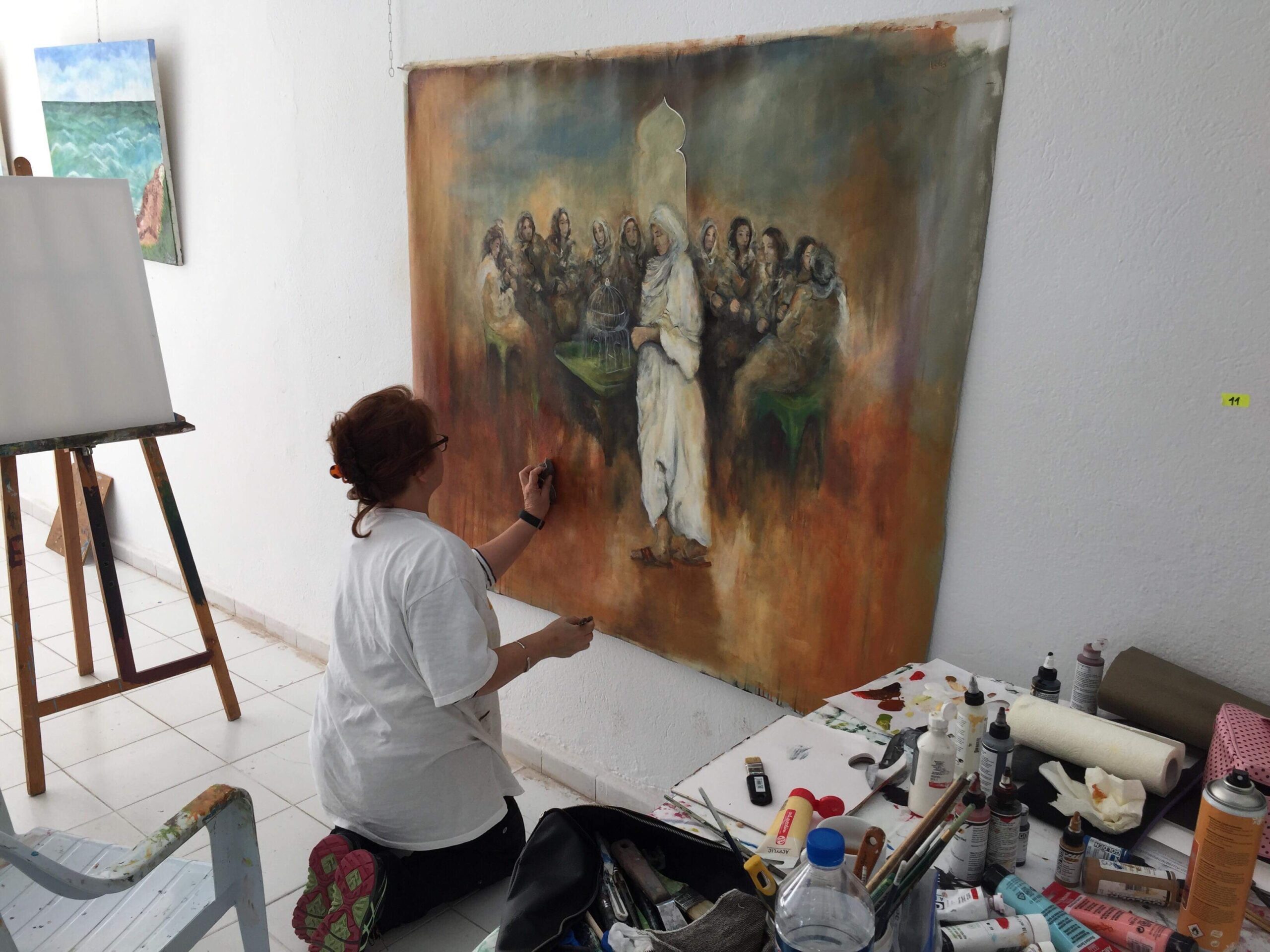 Une peintre puise son inspiration en Tunisie