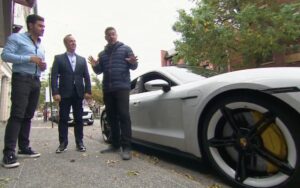 Antoine Joubert présente la Porsche Taycan 100% électrique à Salut Bonjour