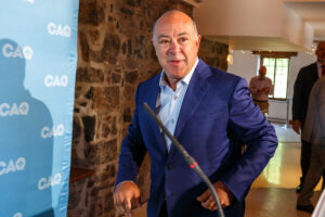 Usine de traitement des eaux usées : Christian Dubé rencontre la mairesse de Saint-Philippe