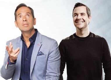 José Gaudet et Pierre Hébert animent un événement pour la Fondation Anna-Laberge