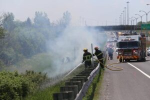 Nouveau feu de broussailles causé par un mégot à Candiac