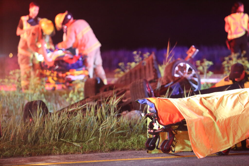 Deux véhicules impliqués dans un accident sur l’autoroute 15