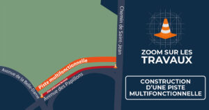 La piste multifonctionnelle de La Prairie rejoindra le quartier Symbiocité