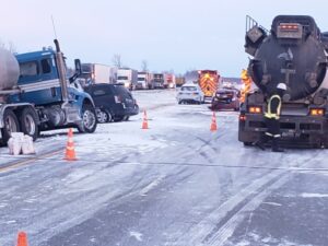 L&rsquo;autoroute 15 partiellement ouverte