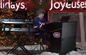 Diane Bibaud en vedette dans le concert de Noël des Canadiens