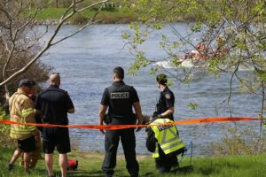 Un pêcheur à l’eau à Sainte-Catherine ?