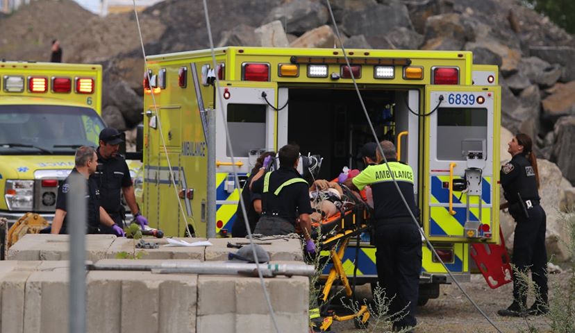 Deux hommes gravement blessés après une chute d’une centaine de pieds à Candiac