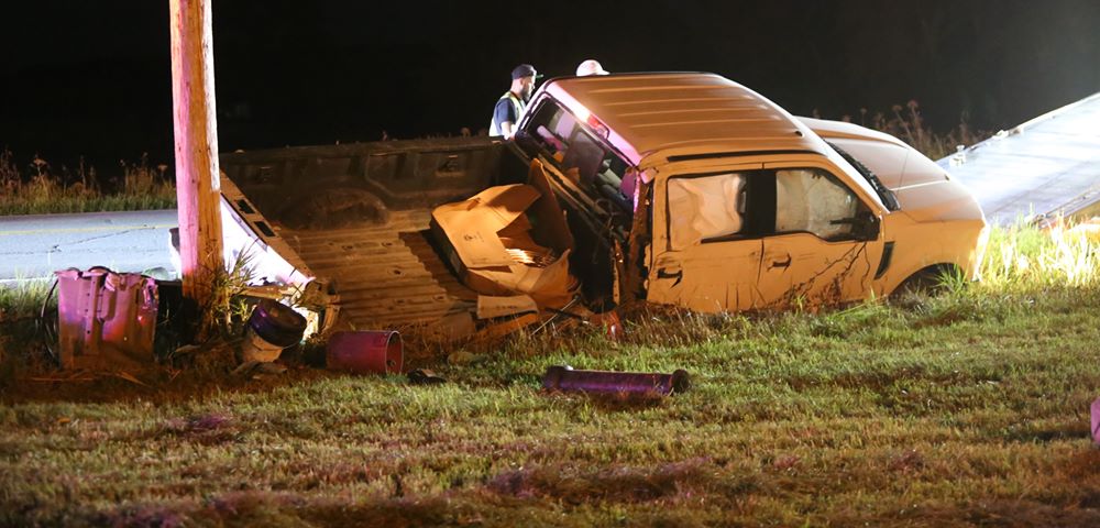 Un chauffard victime d’une sortie de route à Saint-Constant