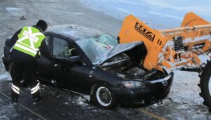 Collision voiture vs déneigeuse : les capacités affaiblies peut-être en cause