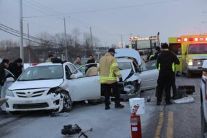 Deux conductrices blessées dans un accident sur la route 132