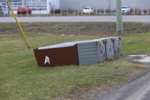 Un vent à renverser les boîtes aux lettres !