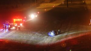 Capotage sur l&rsquo;autoroute 30 à Saint-Constant