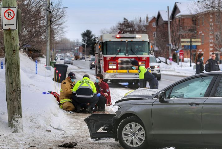 VIDÉO – Blessée mineure après une mauvaise manœuvre à La Prairie