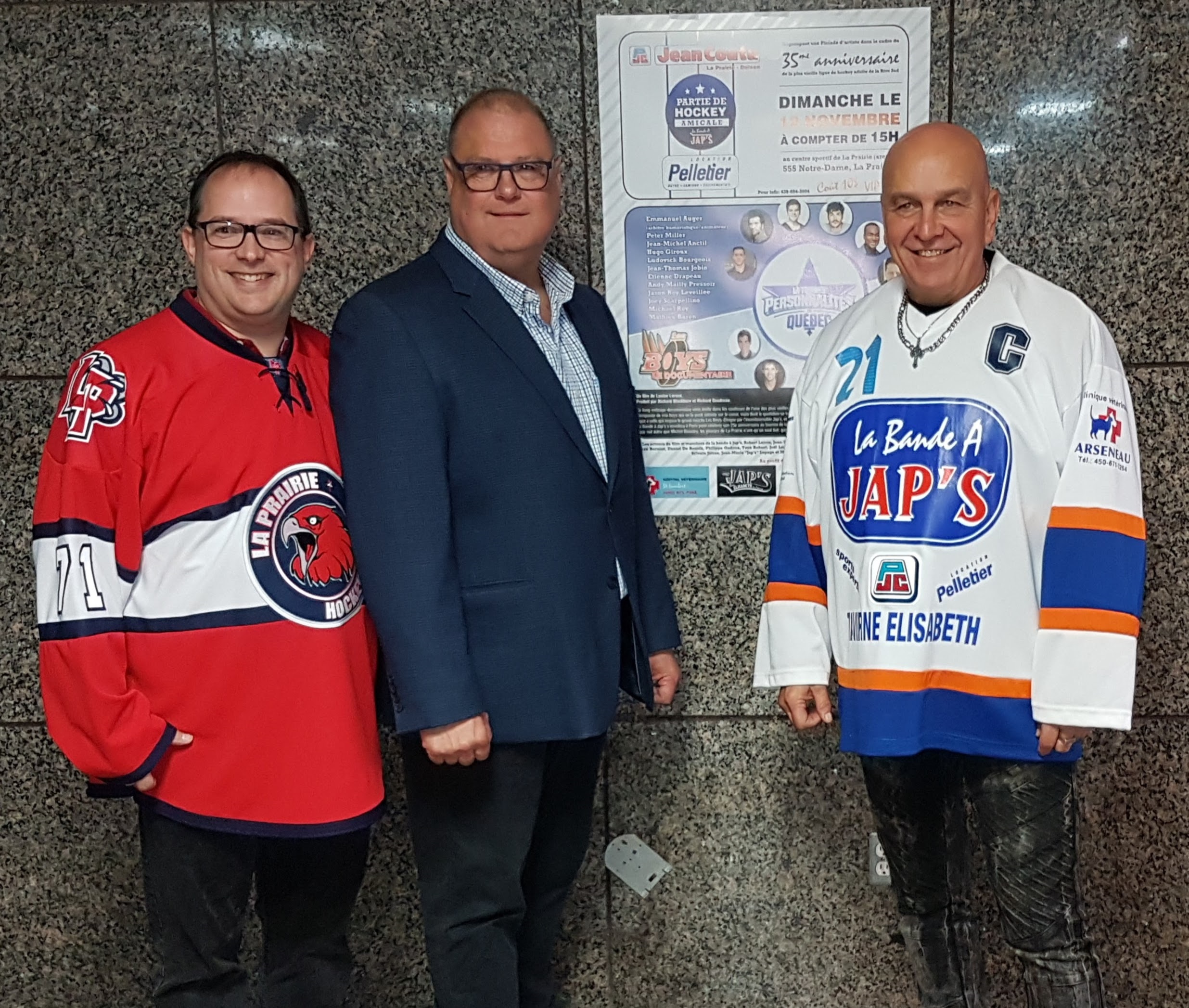 La Bande à Jap’s affrontera des vedettes au profit du hockey mineur