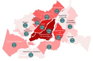 Plus de 75% des cas de COVID-19 dans le Grand Montréal