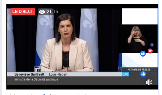 COVID-19 : « Ce n’est pas le temps de penser à sa petite personne » – Geneviève Guilbault