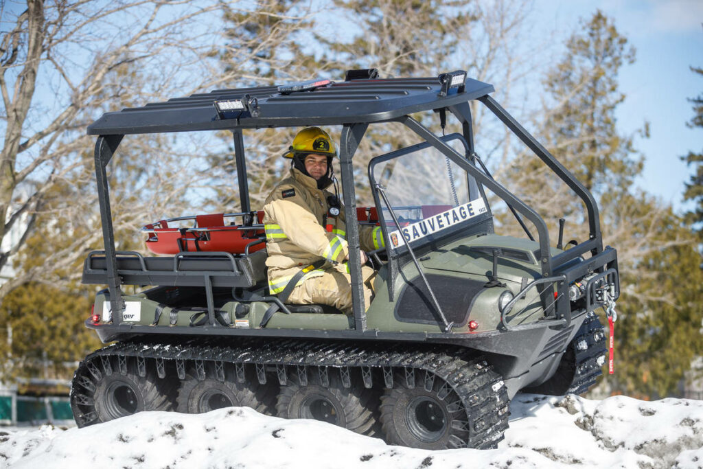 Un nouveau véhicule amphibie pour des opérations en milieu isolé
