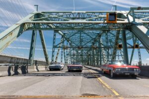 On roule pour une dernière fois sur le vieux pont Champlain