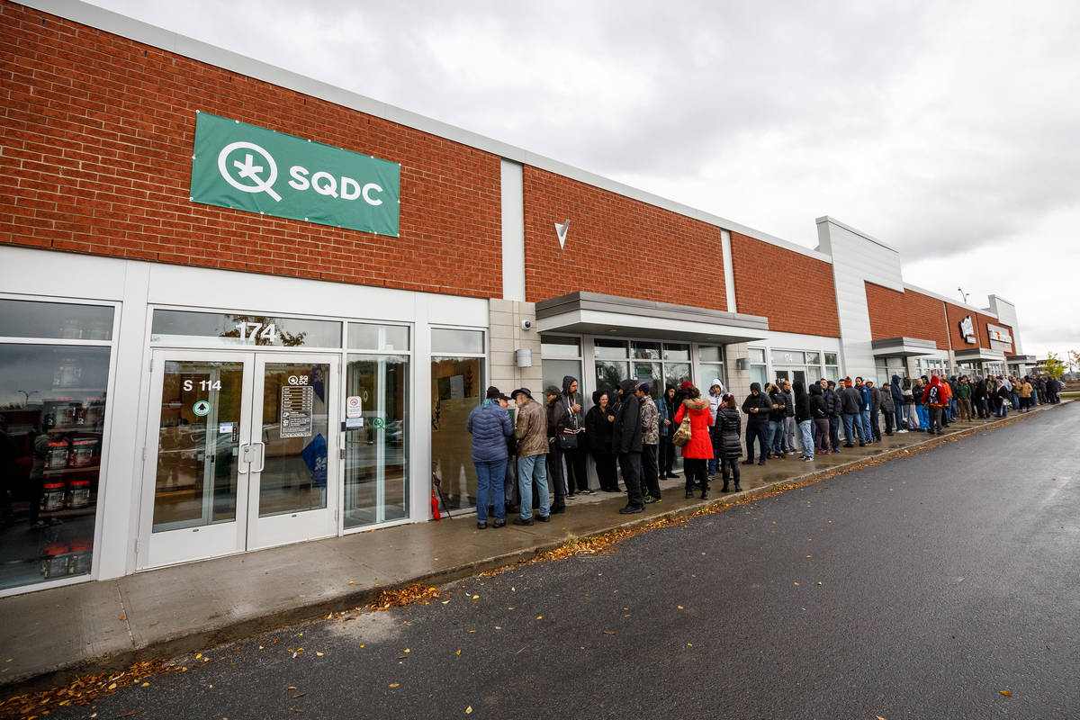 Un point de vente de cannabis à Châteauguay