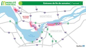 Des entraves à surveiller au cours de la longue fin de semaine