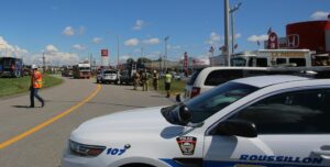 Fuite de gaz à Saint-Constant : la route 132 est rouverte