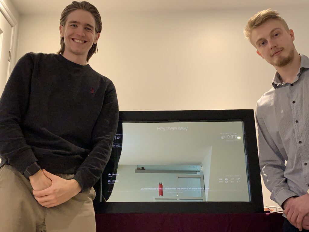 VIDÉO – Des entrepreneurs locaux derrière la création d’un miroir technologique