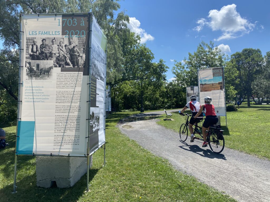 L&rsquo;histoire de Sainte-Catherine exposée au parc Optimiste