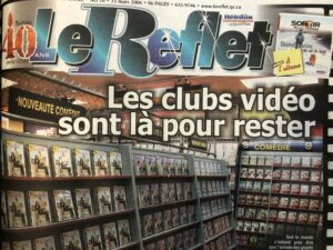Samedis nostalgie – «Les clubs vidéo sont là pour rester», écrivait Le Reflet en 2006
