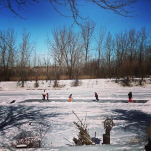 Interdit de s’aventurer sur le lac de La Citière en hiver, rappelle La Prairie