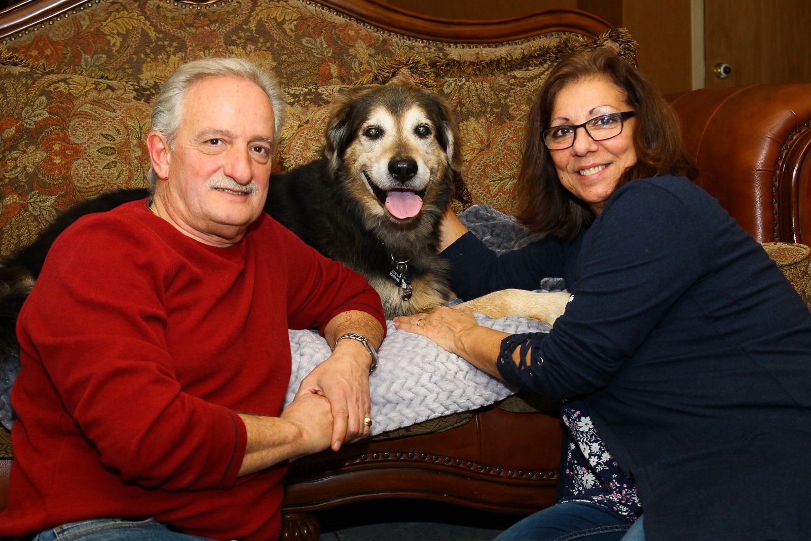 Reconnaissants envers de bons Samaritains qui ont attrapé leur chien après 12 jours de cavale