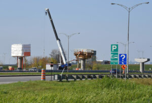 REM: début des travaux de la future station du Quartier
