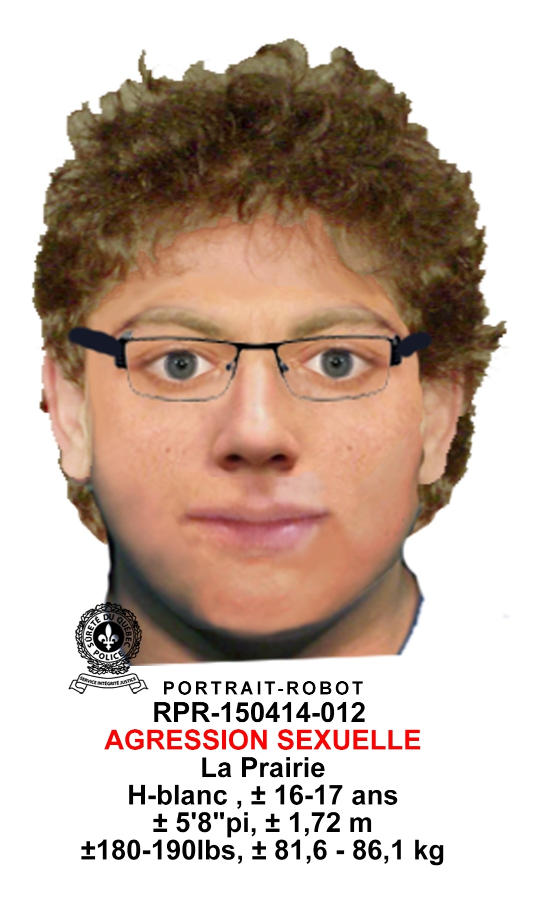 Suspect d’agression sexuelle recherché