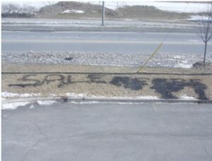 Vandalisme à caractère racial?