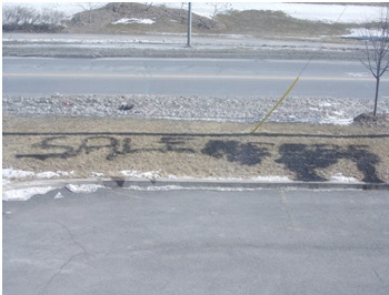 Vandalisme à caractère racial?