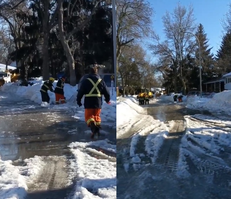 Bris d’aqueduc sur l’avenue Adams